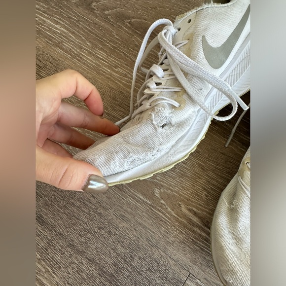 Nike Zoom React White & Silver Running Shoes - Picture 6 of 7